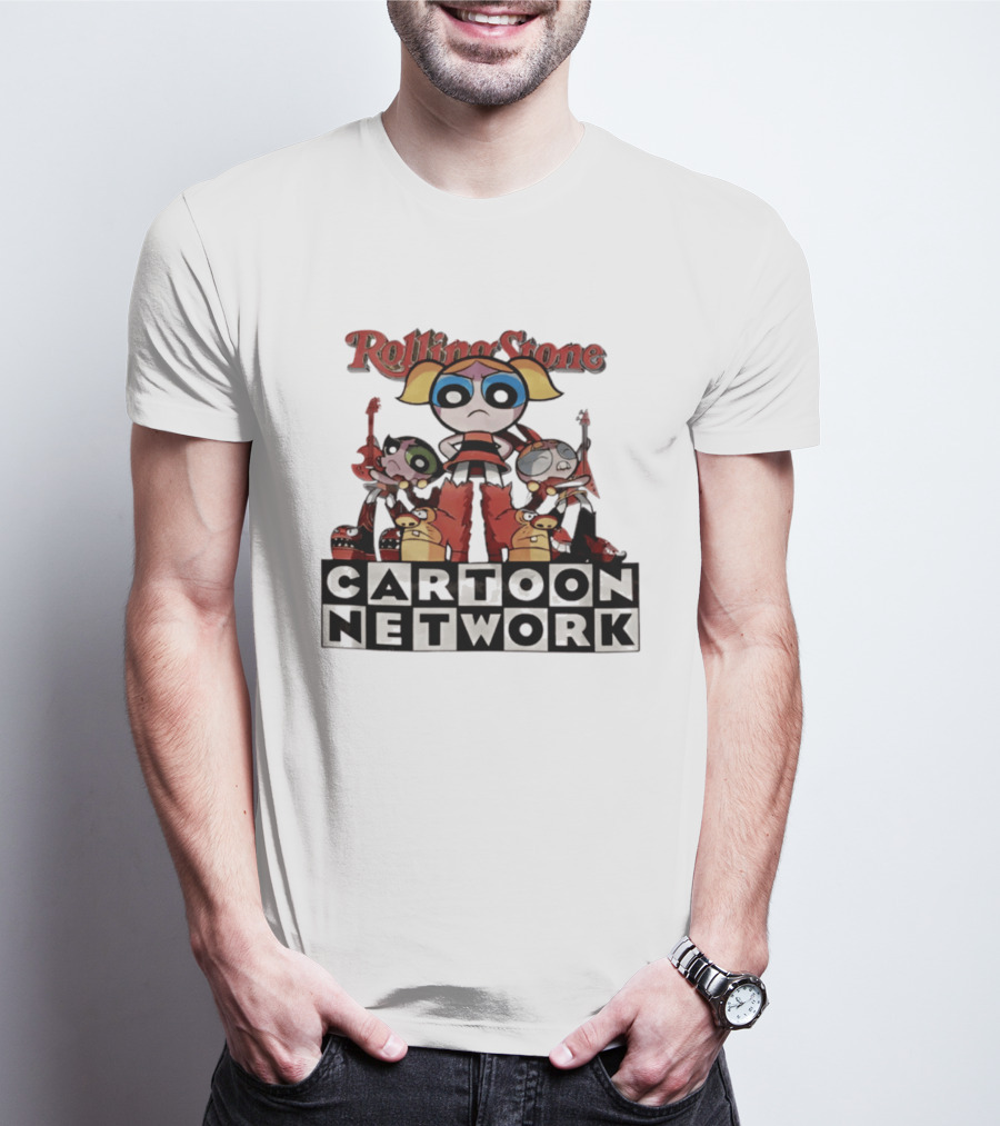 Rolling Stone Powerpuff Girls Cartoon Network T-Shirt