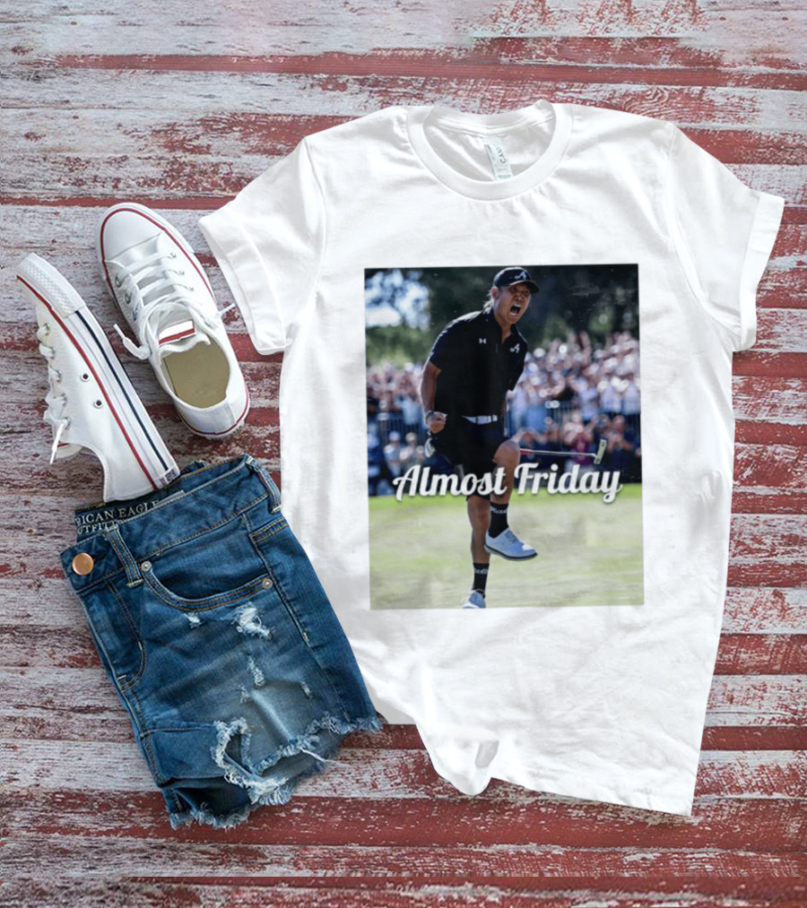 Anthony Kim Almost Friday Golf Comeback Celebration Moment T-Shirt