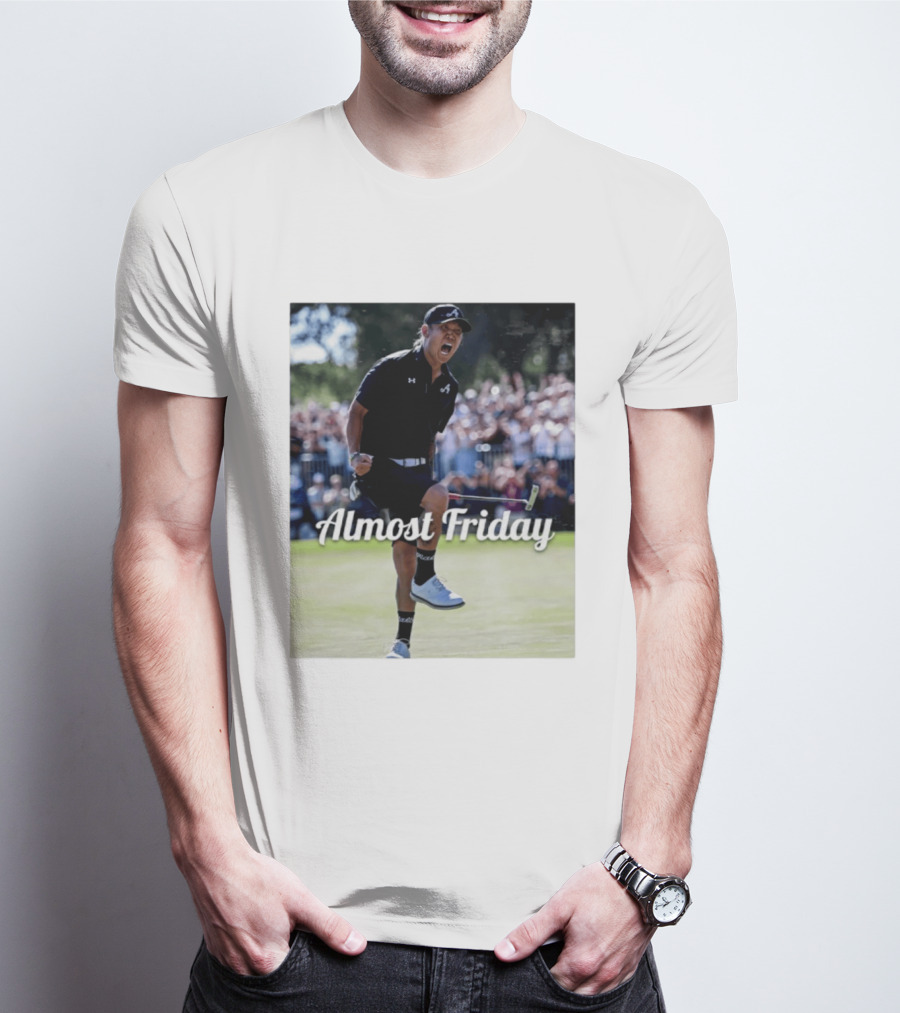 Anthony Kim Almost Friday Golf Comeback Celebration Moment T-Shirt