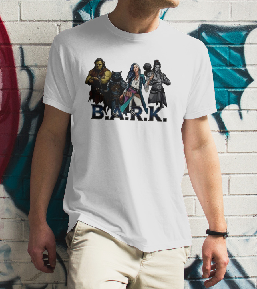 B.A.R.K. Tyranny Of Dragons Fantasy Character Ensemble T-Shirt