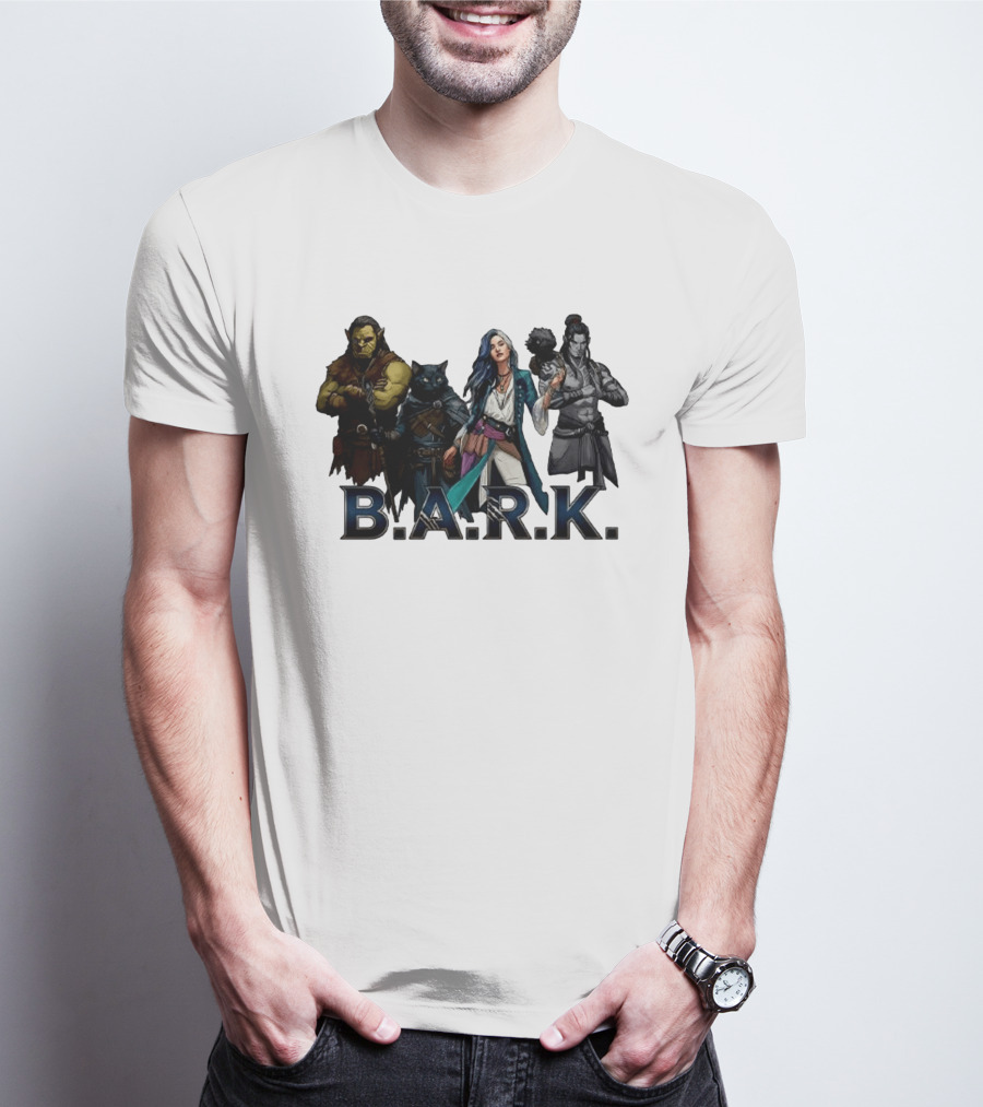 B.A.R.K. Tyranny Of Dragons Fantasy Character Ensemble T-Shirt