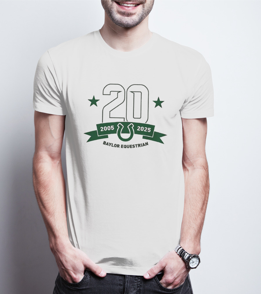Baylor Equestrian 20 Years Celebration 2005 2025 T-Shirt