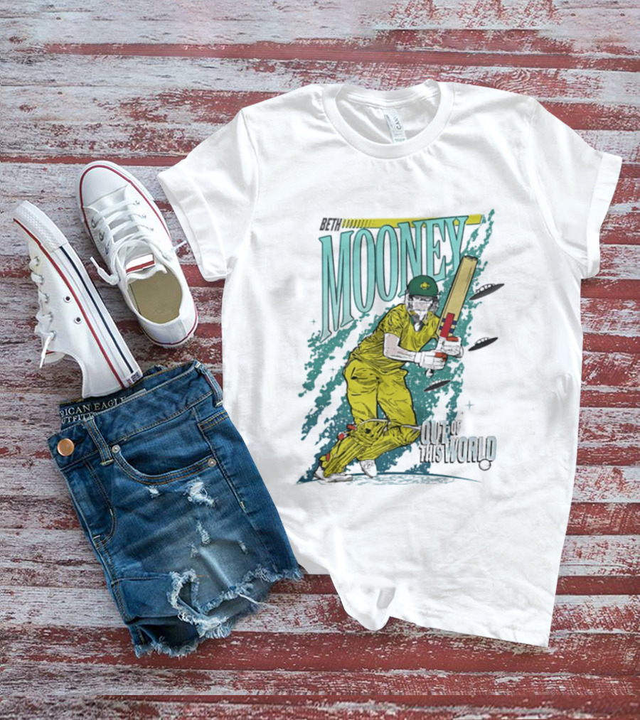 Beth Mooney Out Of This World Cricket T-Shirt