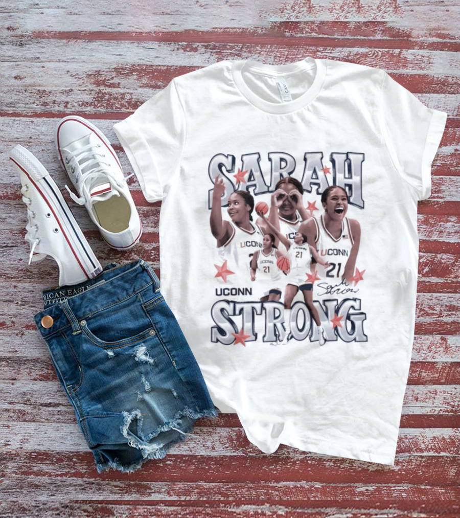 Sarah Strong UConn Huskies Basketball Stars Team Spirit T-Shirt