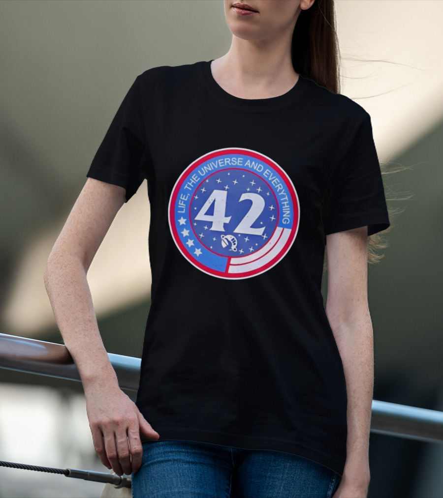 Life The Universe And Everything 42 Hitchhiker's Guide To The Galaxy T-Shirt