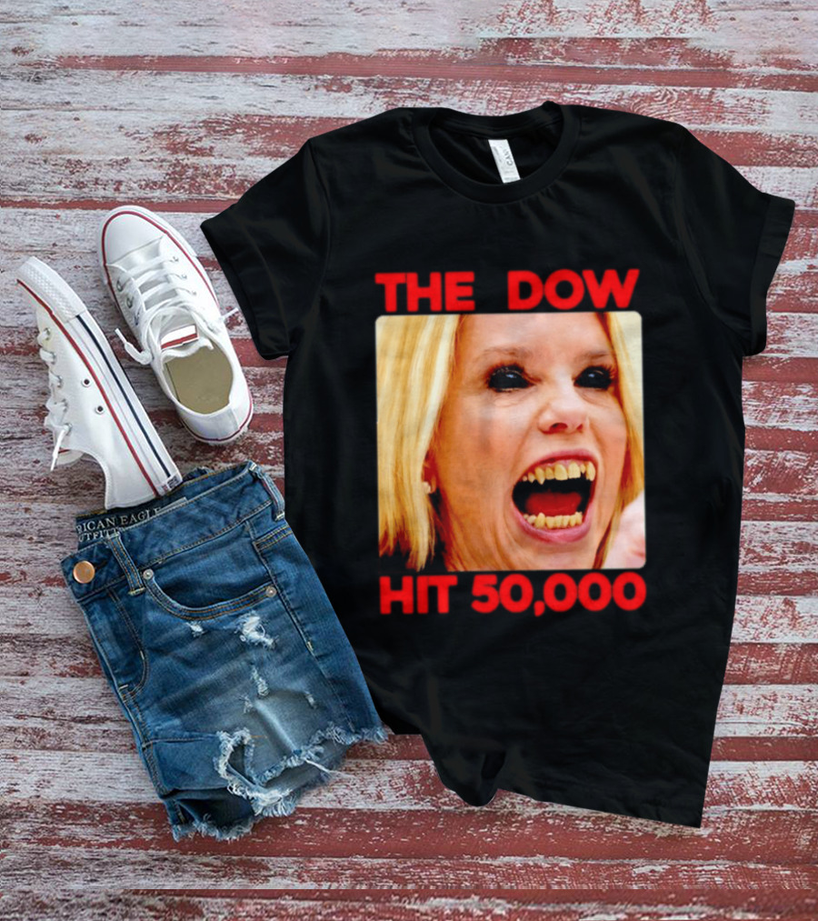 The Dow Hit 50000 Teeth Blonde Woman T-Shirt