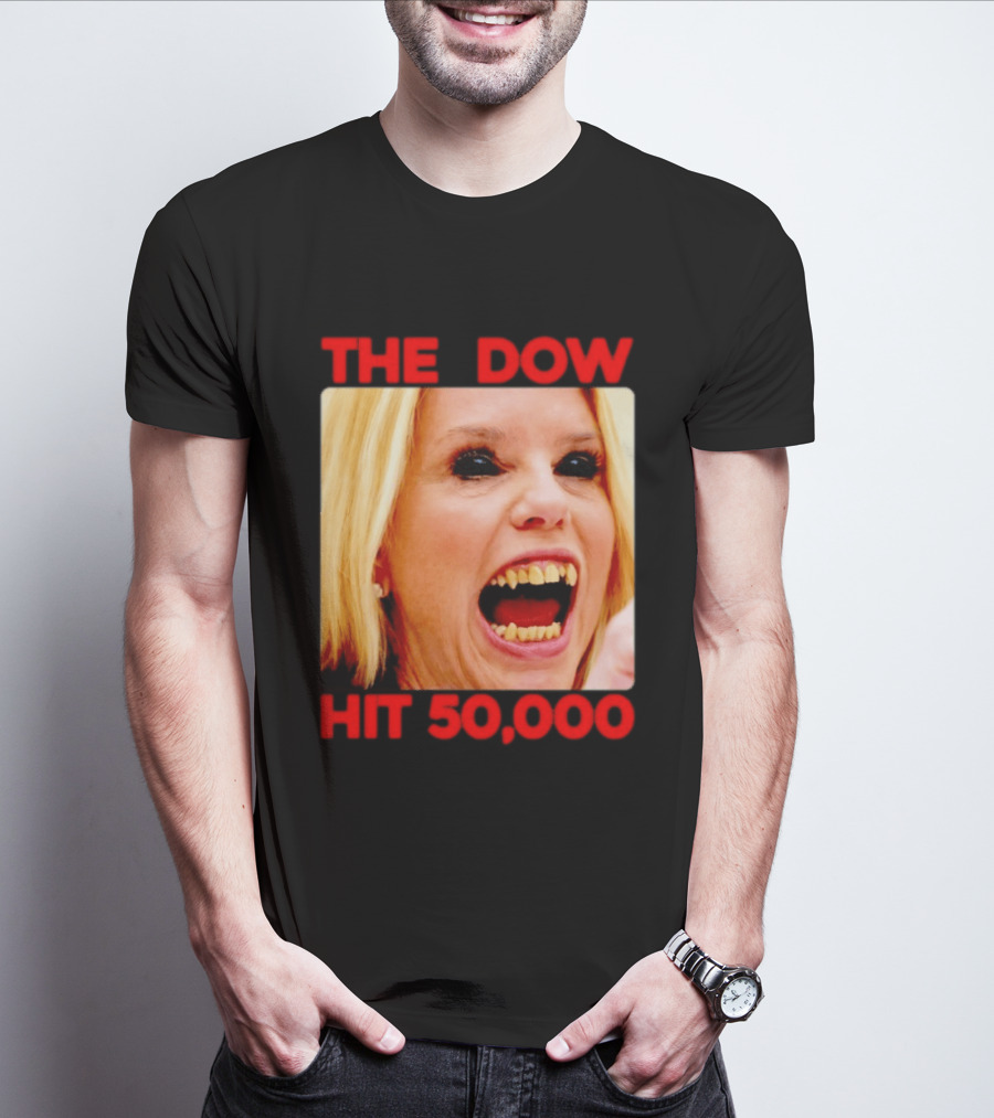 The Dow Hit 50000 Teeth Blonde Woman T-Shirt