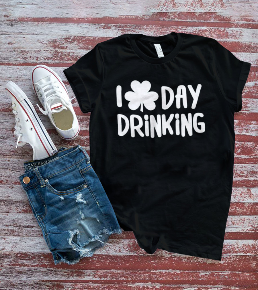 Shamrock I Day Drinking St. Patrick's Day Celebration T-Shirt