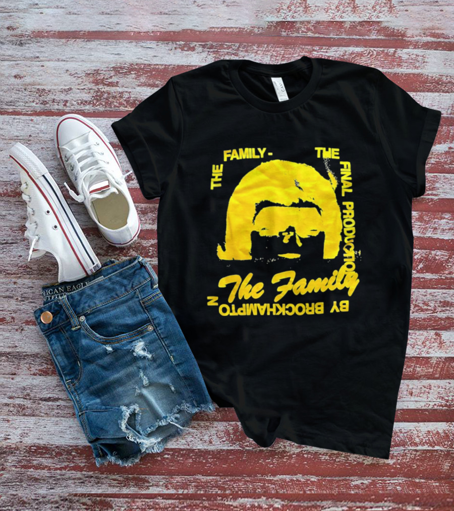 The Family The Final Production By Brockhampton Face Silhouette Yellow T-Shirt