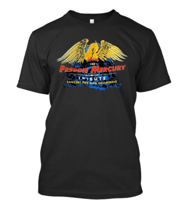 The Freddie Mercury Tribute Concert For AIDS Awareness Wings And Phoenix T-Shirt
