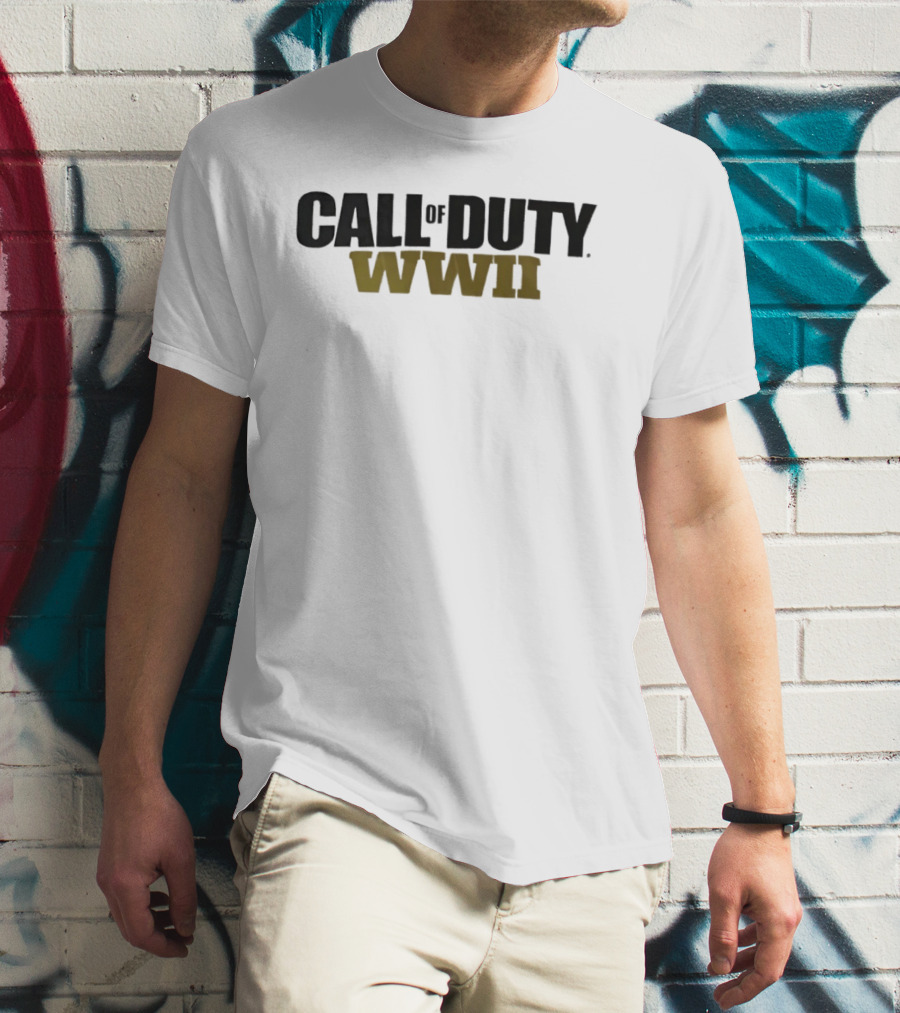 Call Of Duty WWII Gaming Merchandise Iconic Title T-Shirt