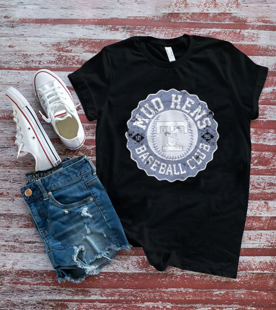 Mud Hens Baseball Club 1896 Toledo Stamp T-Shirt
