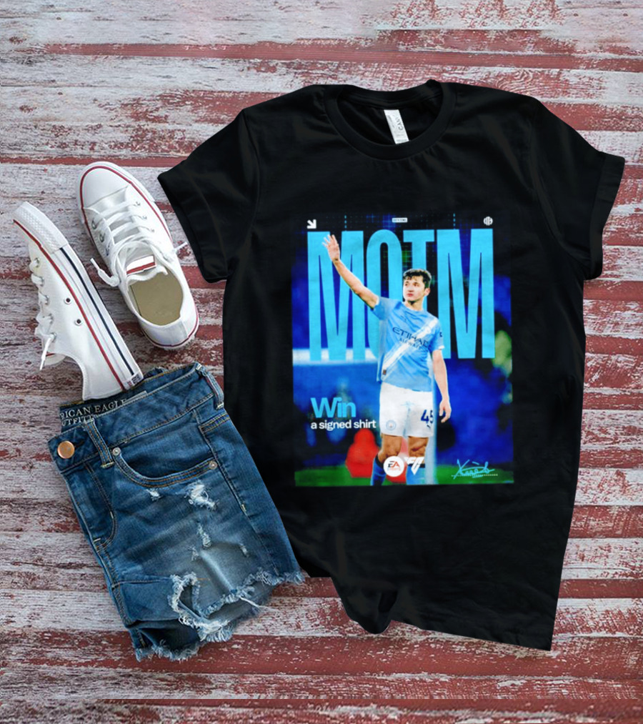 MOTM Win Signed Etihad Airways EA Sports Khusanov T-Shirt