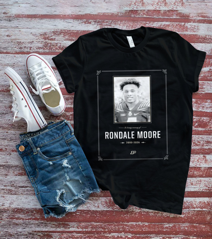 Rondale Moore Memorial 2000 2026 Purdue Football T-Shirt