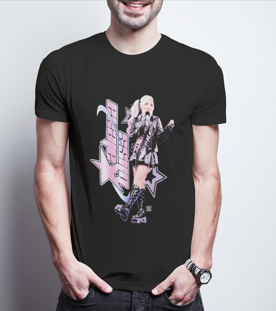 WWE Alexa Bliss Star Theme With Microphone And Boots T-Shirt