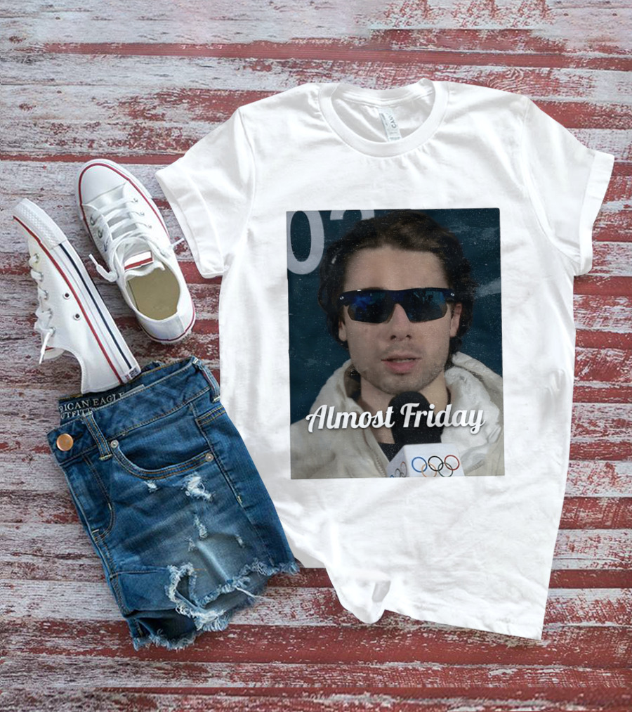 Quinn Hughes Almost Friday Olympics Sunglasses Interview T-Shirt