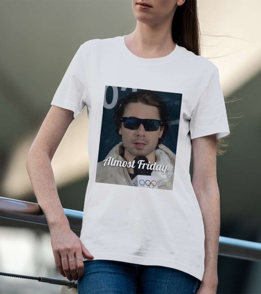 Quinn Hughes Almost Friday Olympics Sunglasses Interview T-Shirt