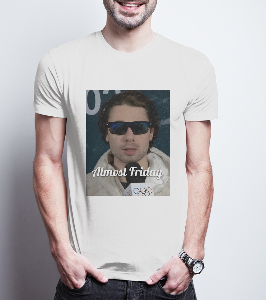Quinn Hughes Almost Friday Olympics Sunglasses Interview T-Shirt