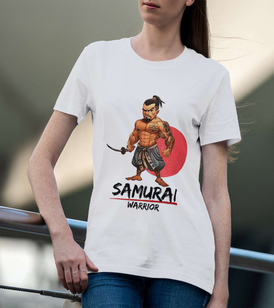 Samurai Warrior Strong Japanese T-Shirt