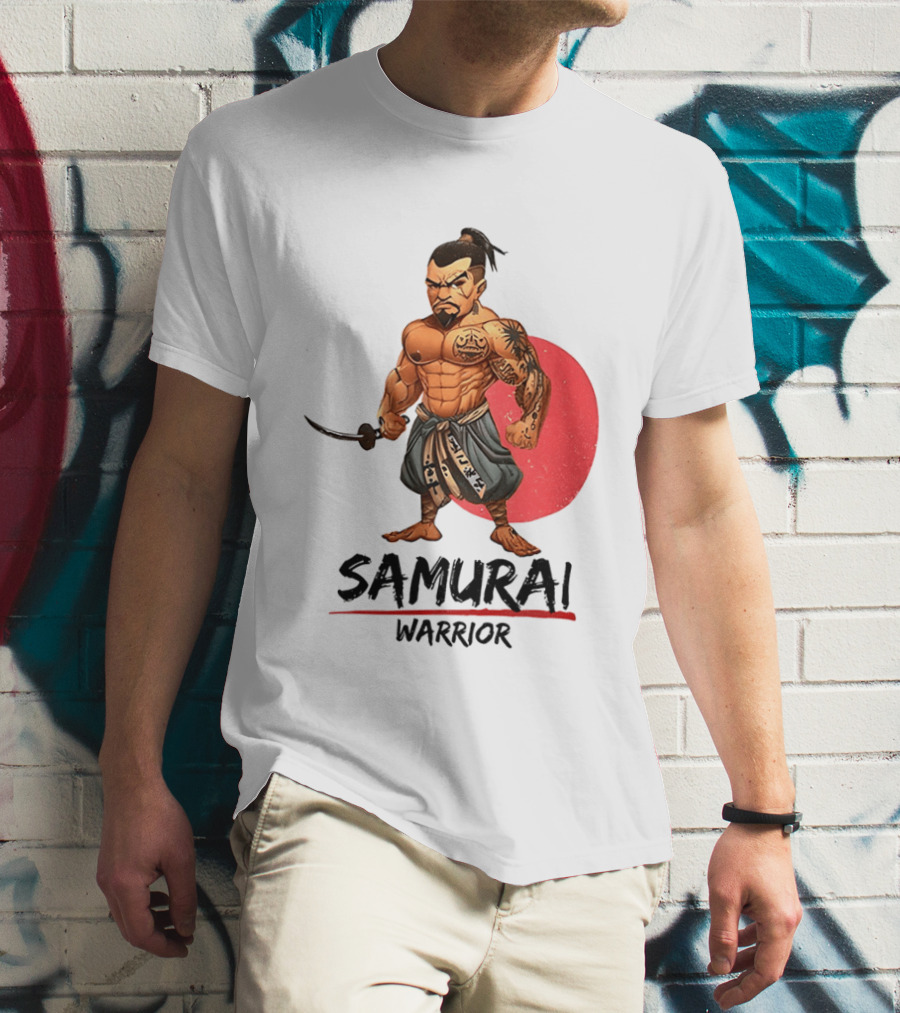 Samurai Warrior Strong Japanese T-Shirt