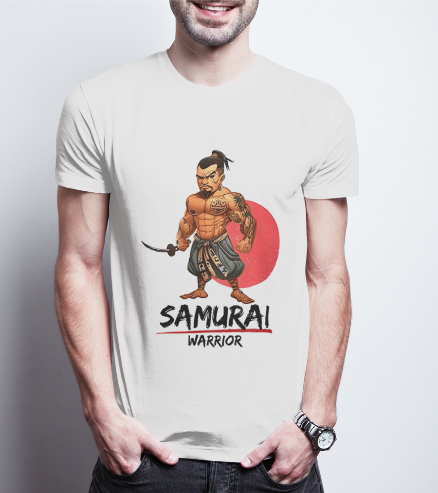Samurai Warrior Strong Japanese T-Shirt