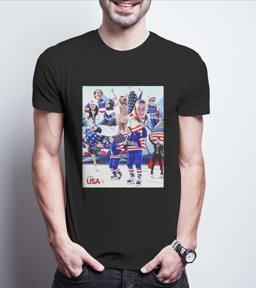 Team USA Dominated Winter Olympics Triumph T-Shirt