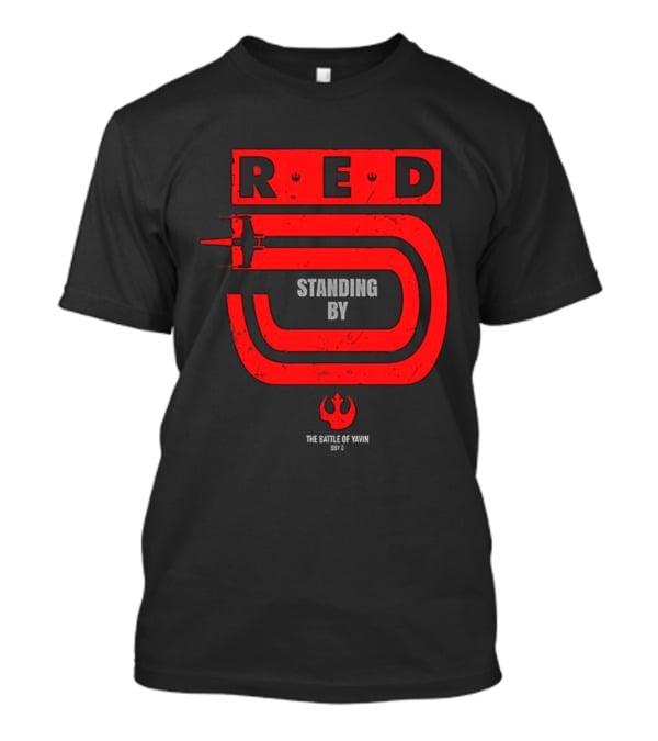 Red 5 Standing By The Battle Of Yavin Star Wars T-Shirt