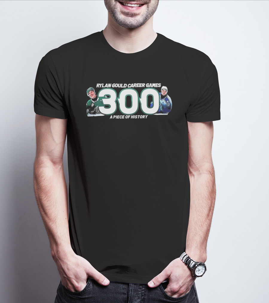Ryan Gould Career Games 300 A Piece Of History T-Shirt