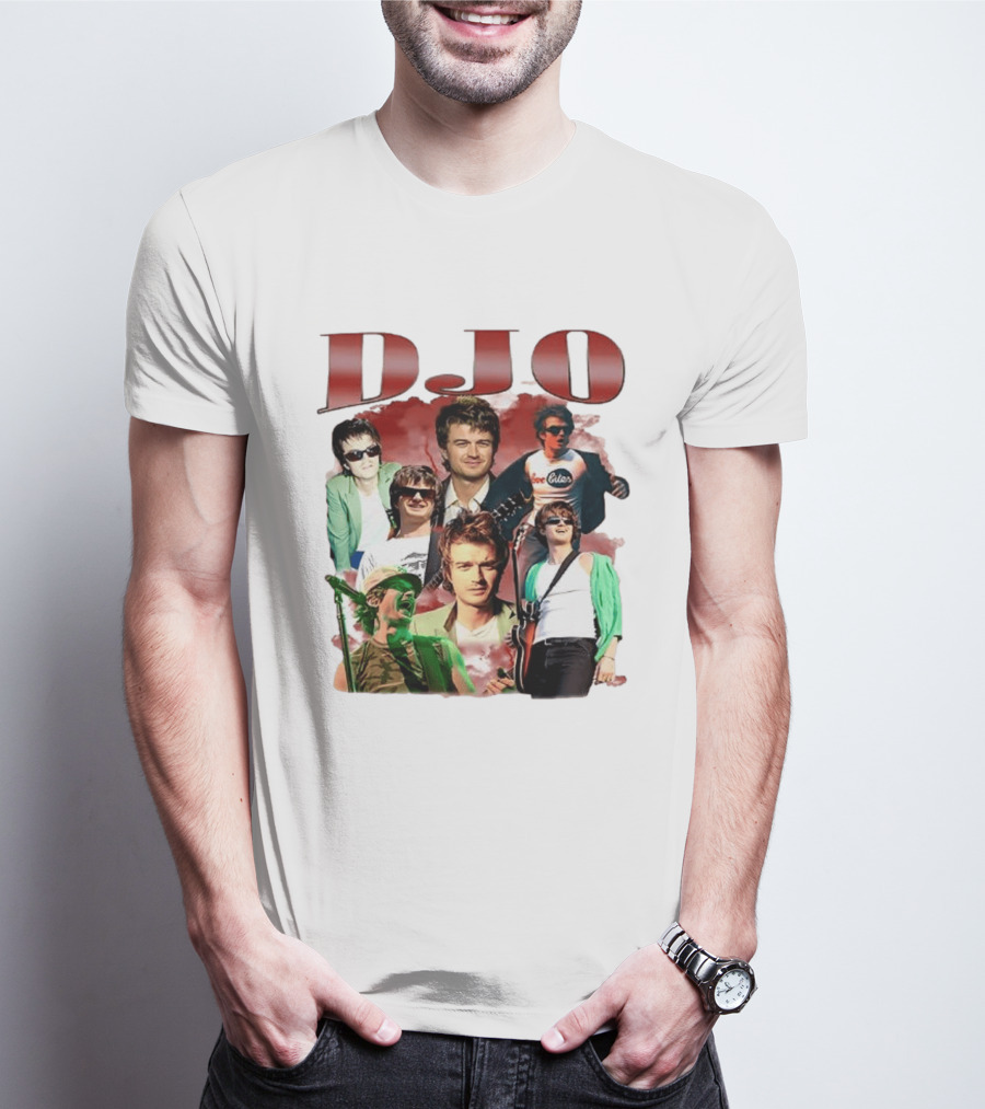 DJO Bootleg Vintage Retro Music Collage T-Shirt