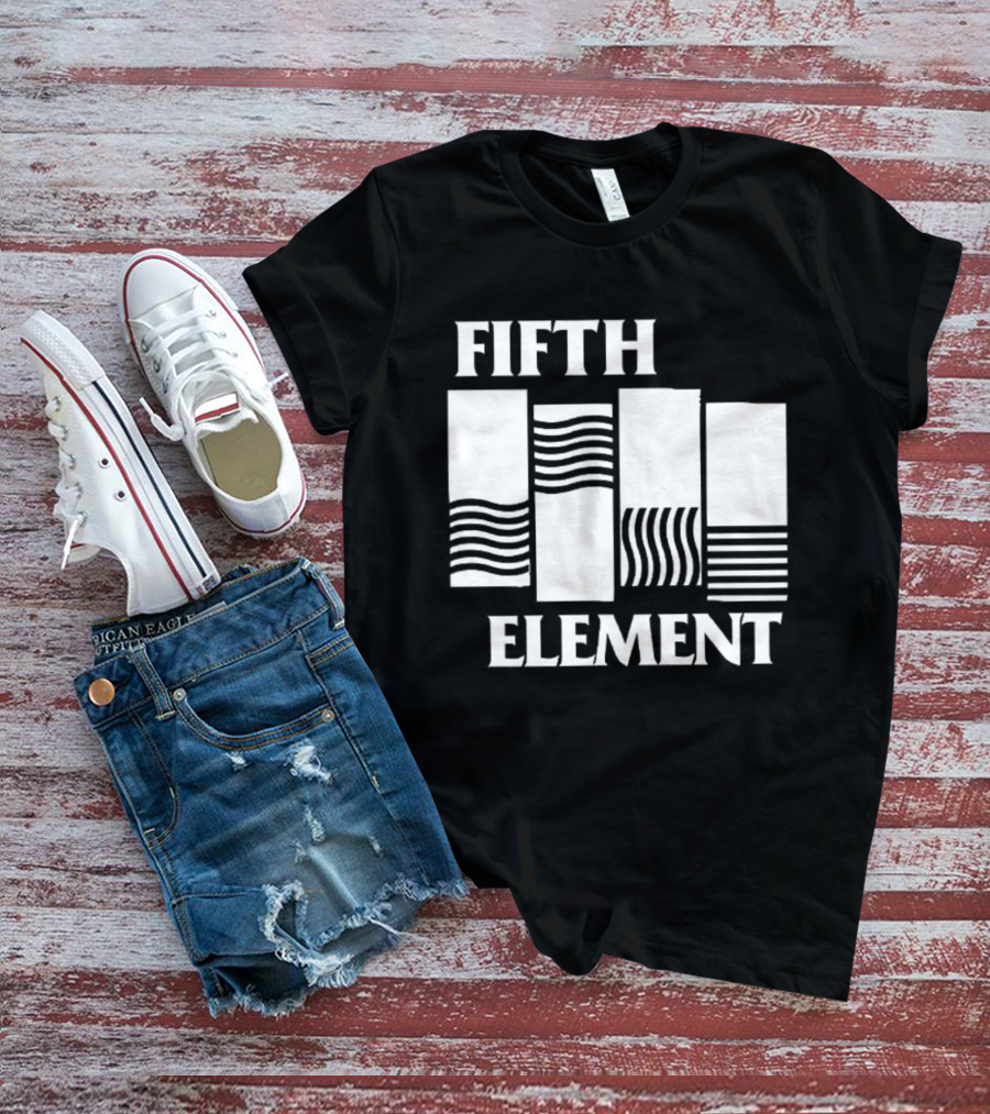 Fifth Element Wavy Flag T-Shirt