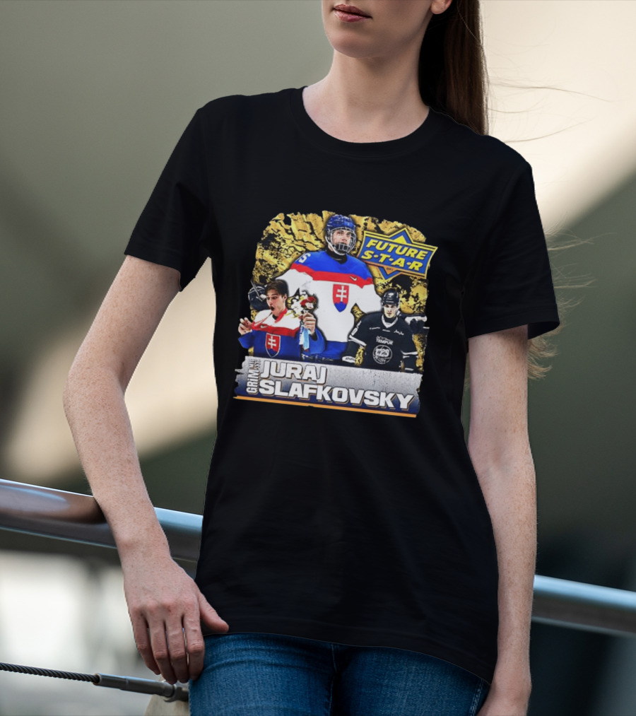 Juraj Slafkovský Future Star Hockey Slovakia Champion T-Shirt