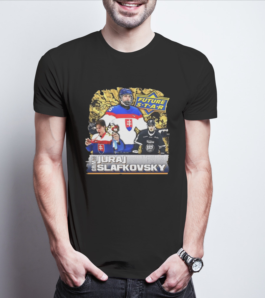 Juraj Slafkovský Future Star Hockey Slovakia Champion T-Shirt