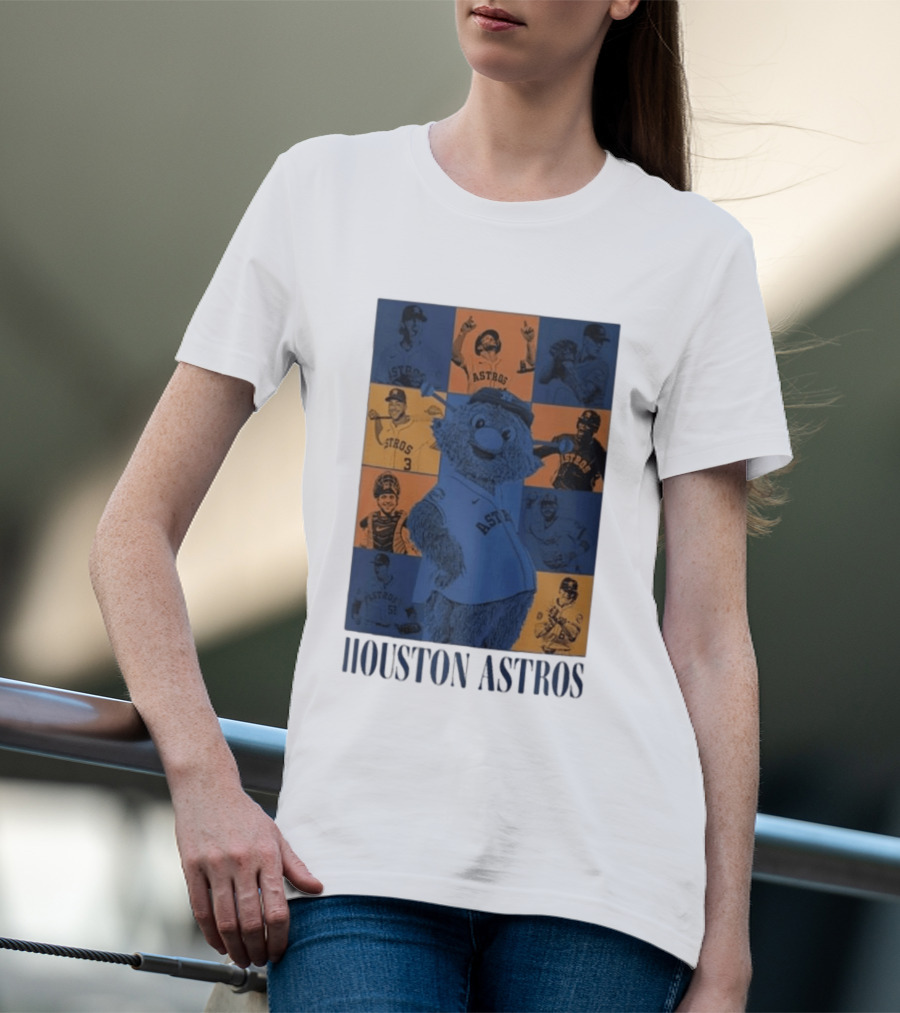 Houston Astros Mascot And Players T-Shirt