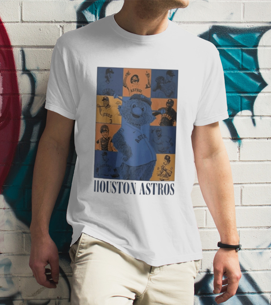 Houston Astros Mascot And Players T-Shirt