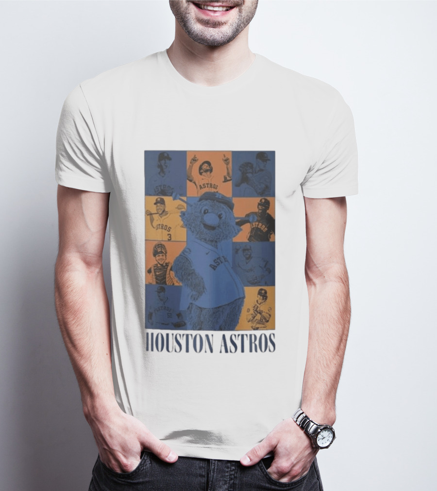 Houston Astros Mascot And Players T-Shirt