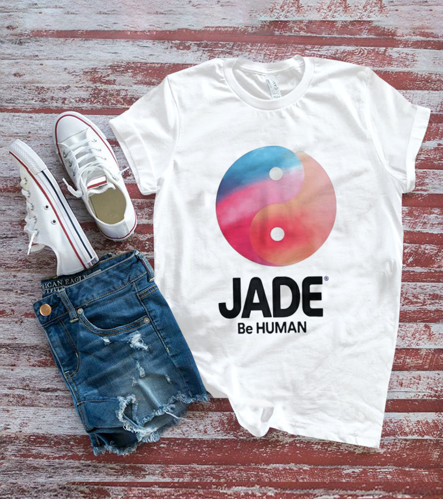 Jade Be Human Yin Yang T-Shirt