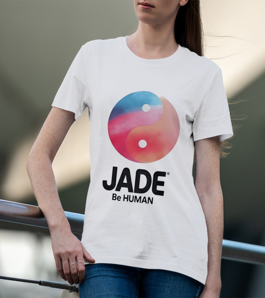 Jade Be Human Yin Yang T-Shirt