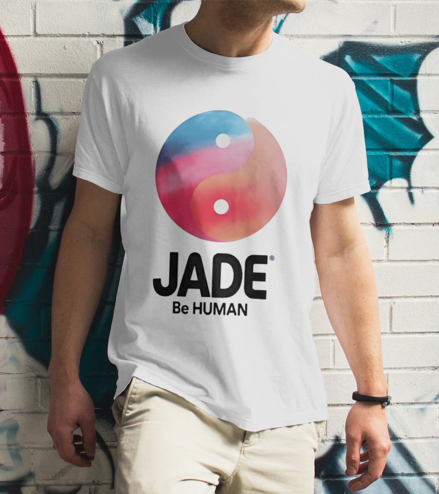 Jade Be Human Yin Yang T-Shirt