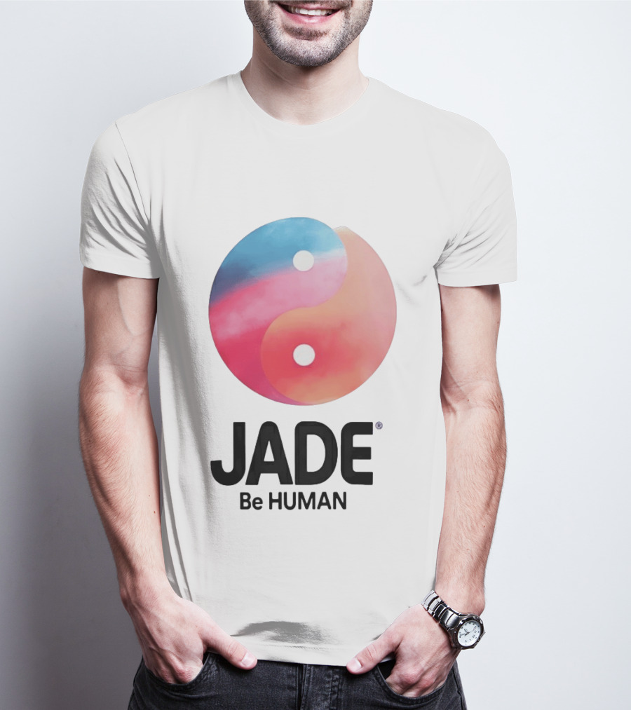 Jade Be Human Yin Yang T-Shirt