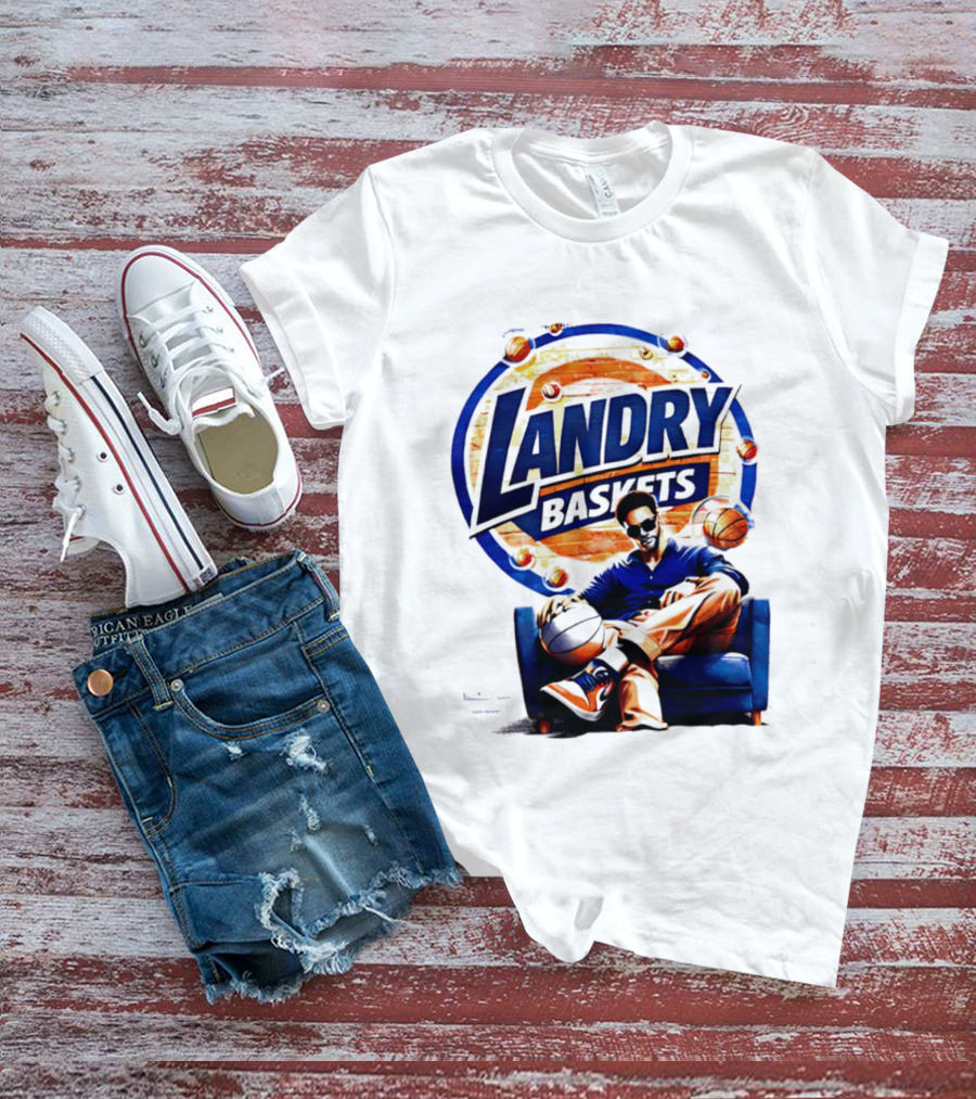 Landry Baskets Basketball Surreal Pop T-Shirt