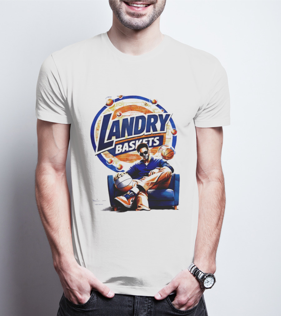 Landry Baskets Basketball Surreal Pop T-Shirt