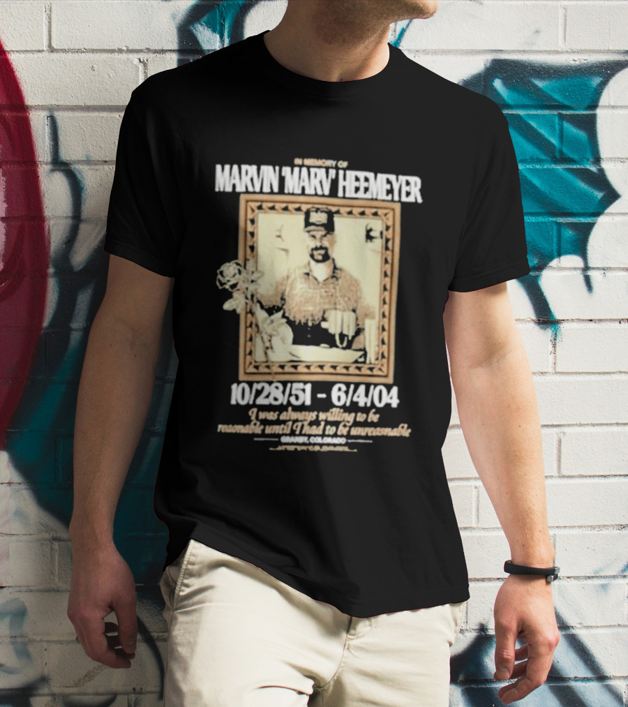 In Memory Of Marvin Heemeyer 10/28/51 6/4/04 T-Shirt