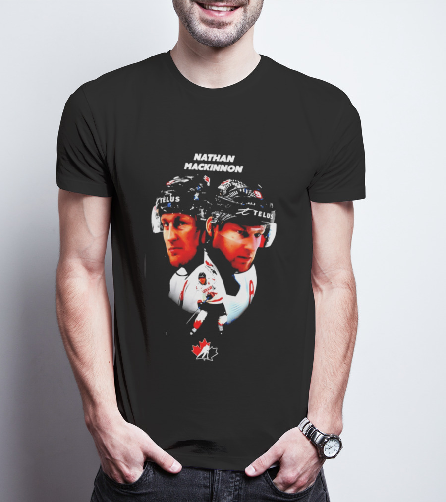 Nathan MacKinnon Canada Hockey Telus Team Maple Leaf T-Shirt