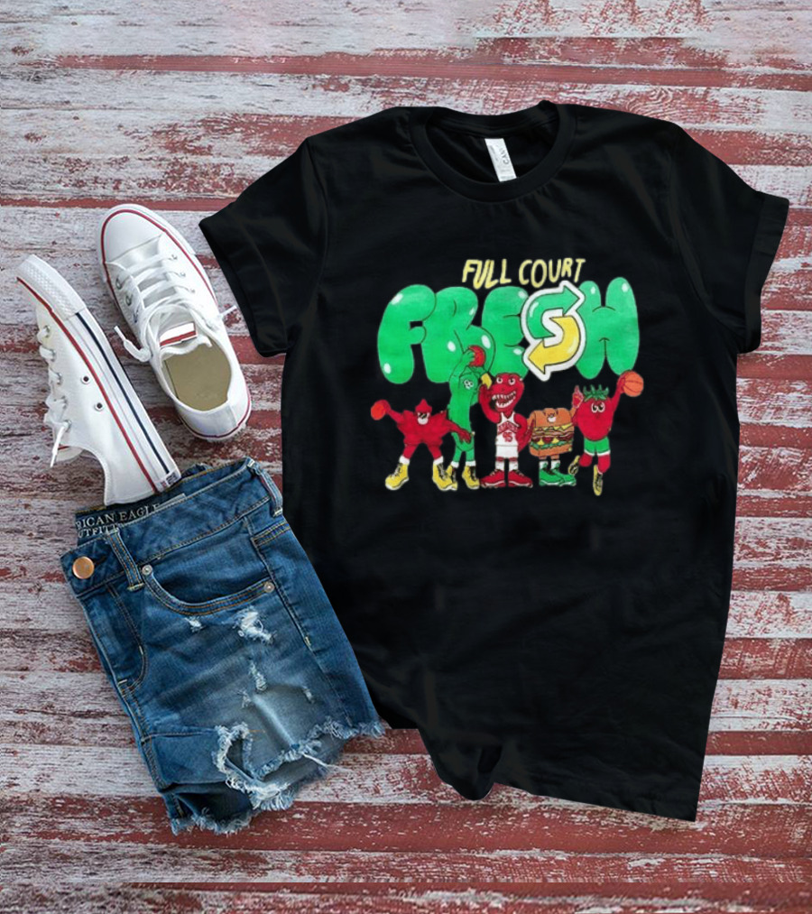 Toronto Raptors Full Court Fresh Characters 2026 T-Shirt