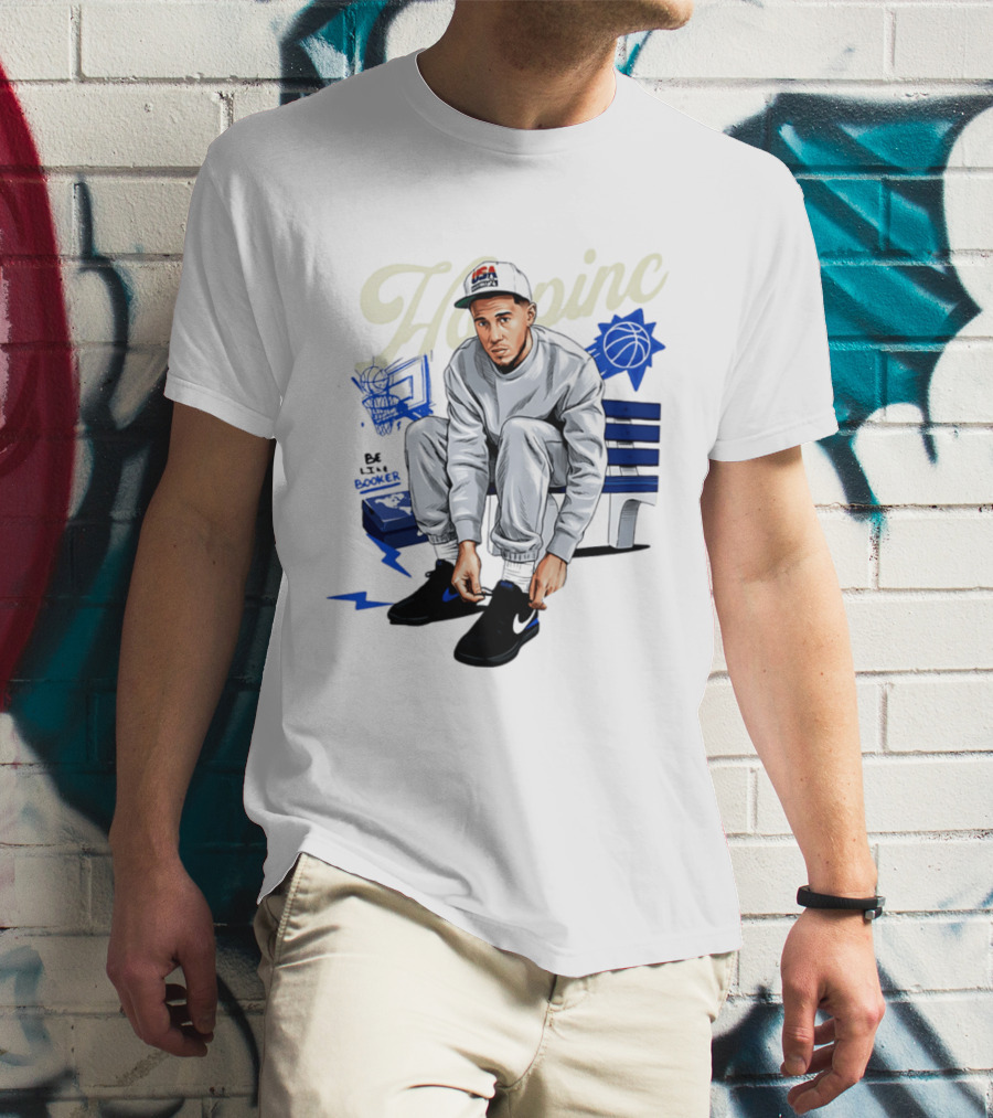 Hooping USA Basketball Player Be Like Book Bench Sneakers T-Shirt