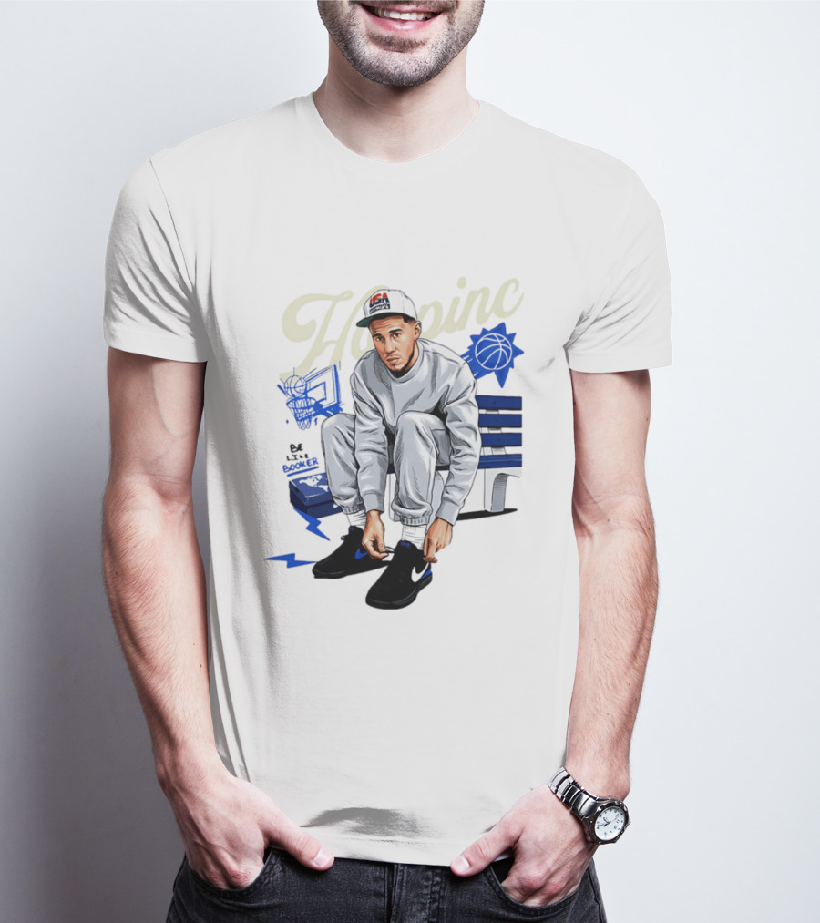 Hooping USA Basketball Player Be Like Book Bench Sneakers T-Shirt