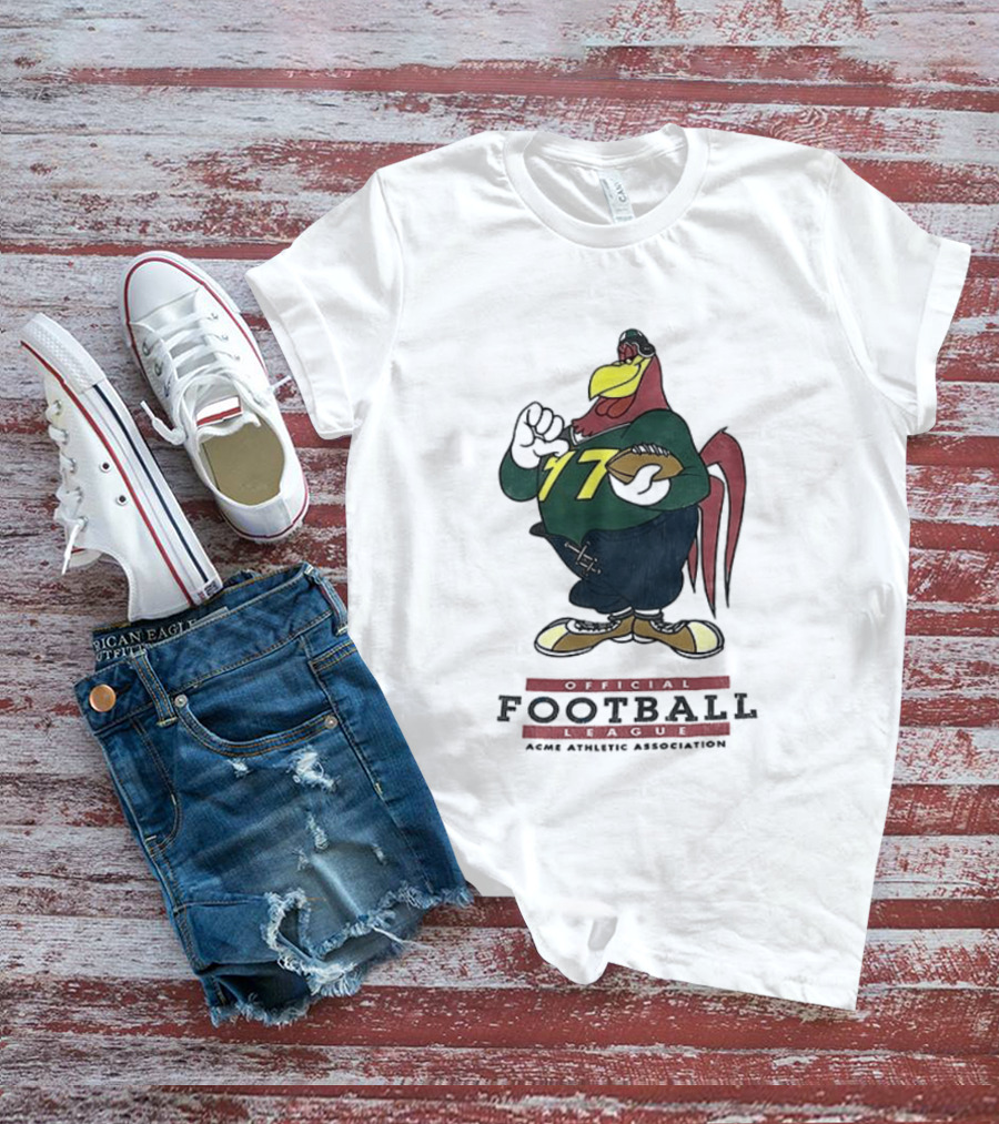 ACME Athletic Association Football League Rooster 77 T-Shirt