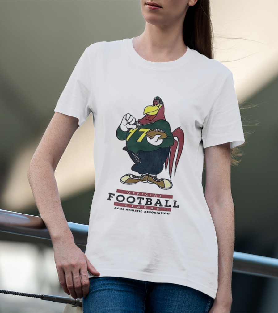 ACME Athletic Association Football League Rooster 77 T-Shirt