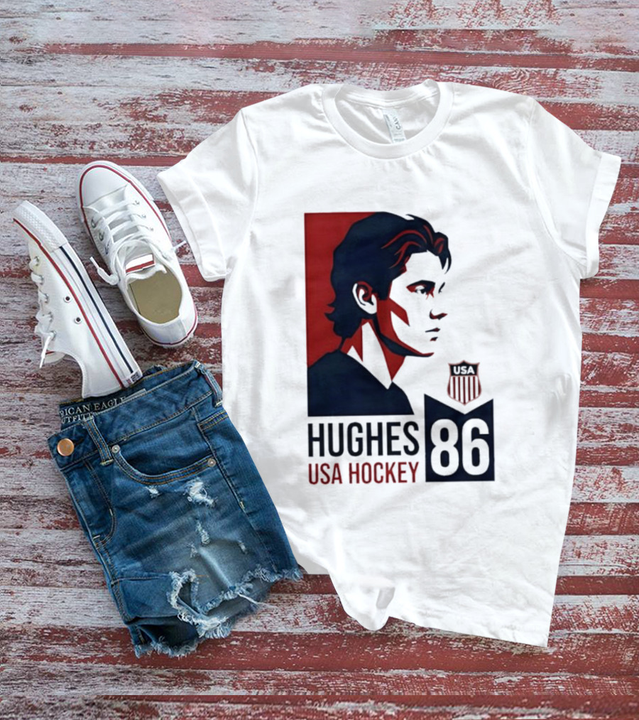 Hughes USA Hockey 86 Winter Olympic Team 2026 T-Shirt