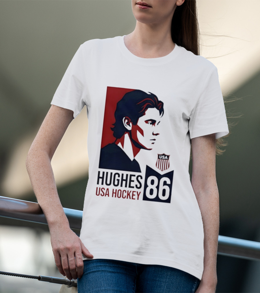 Hughes USA Hockey 86 Winter Olympic Team 2026 T-Shirt